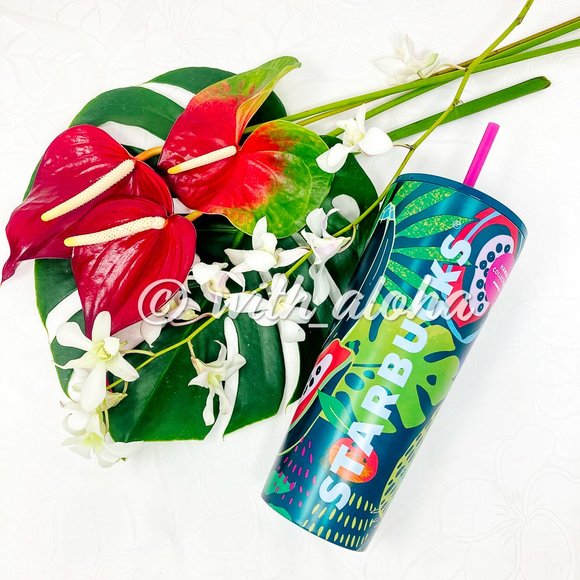 ✨NEW✨ ⭐️ Starbucks HAWAII🍍Tropical 24oz Tumbler - Picture 1 of 6